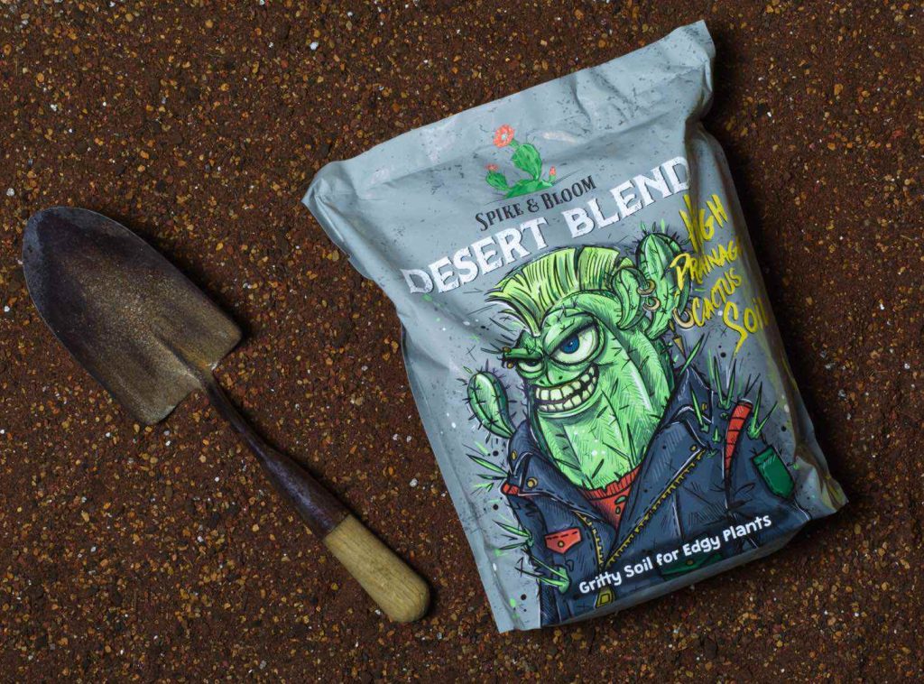 Desert Blend Soil Bag and Shovel - Spike & Bloom