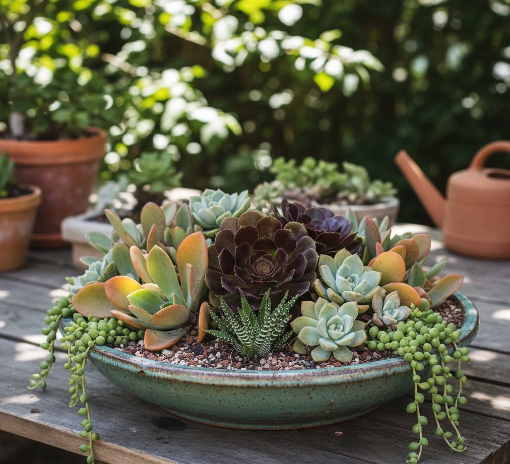 succulent arrangement