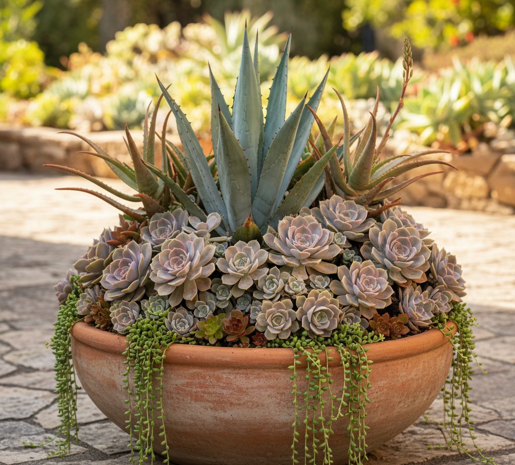 Arranging Succulents by Height and Form