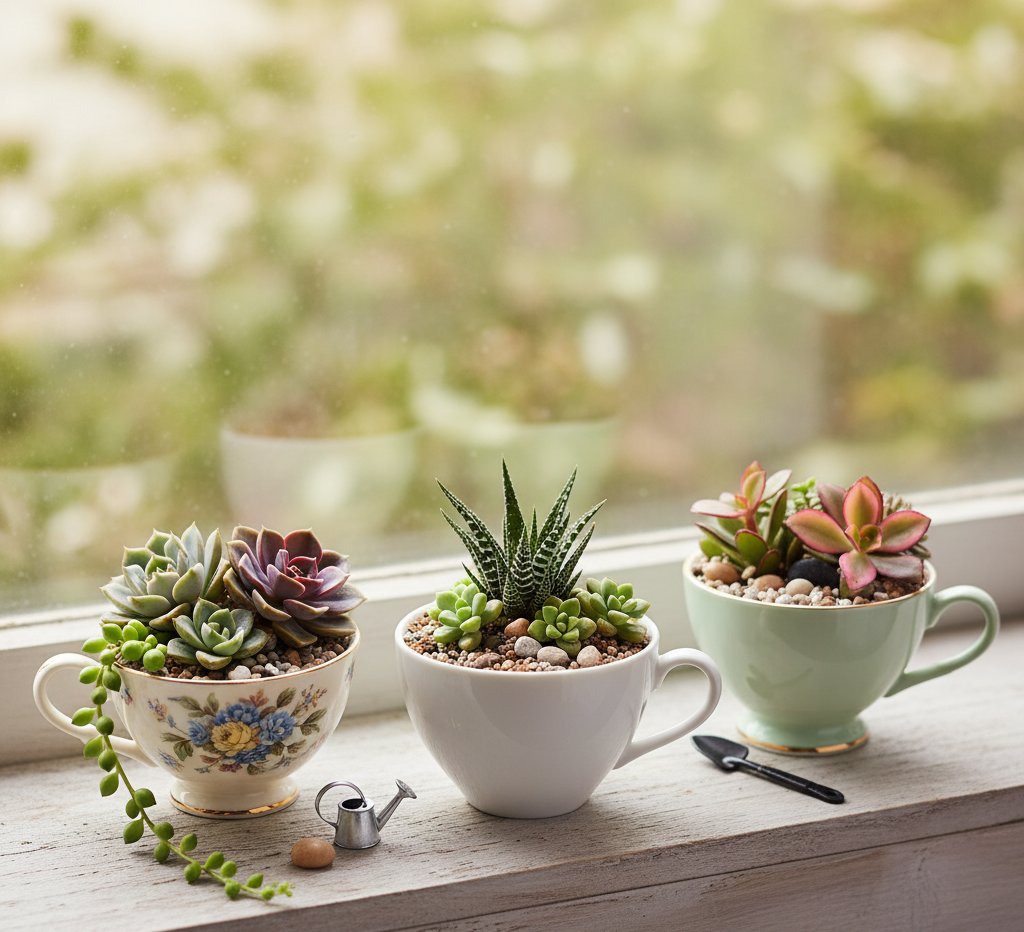 Benefits of Succulent Teacup Gardens