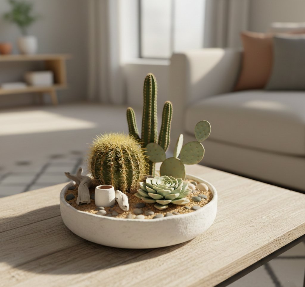 Cactus centerpieces