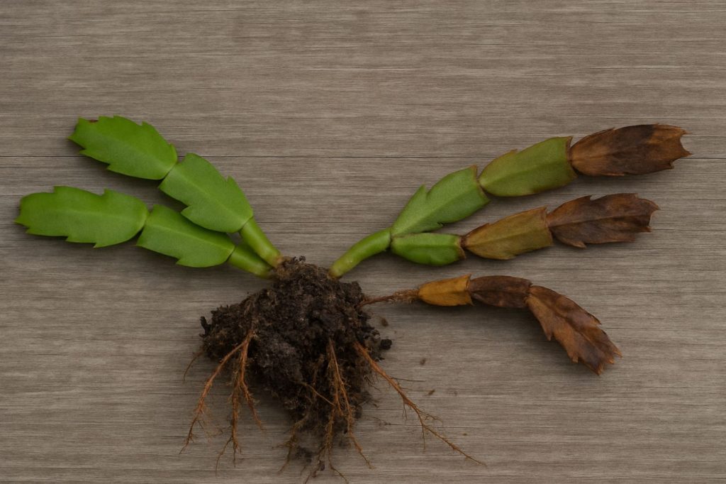 Christmas cactus root rot