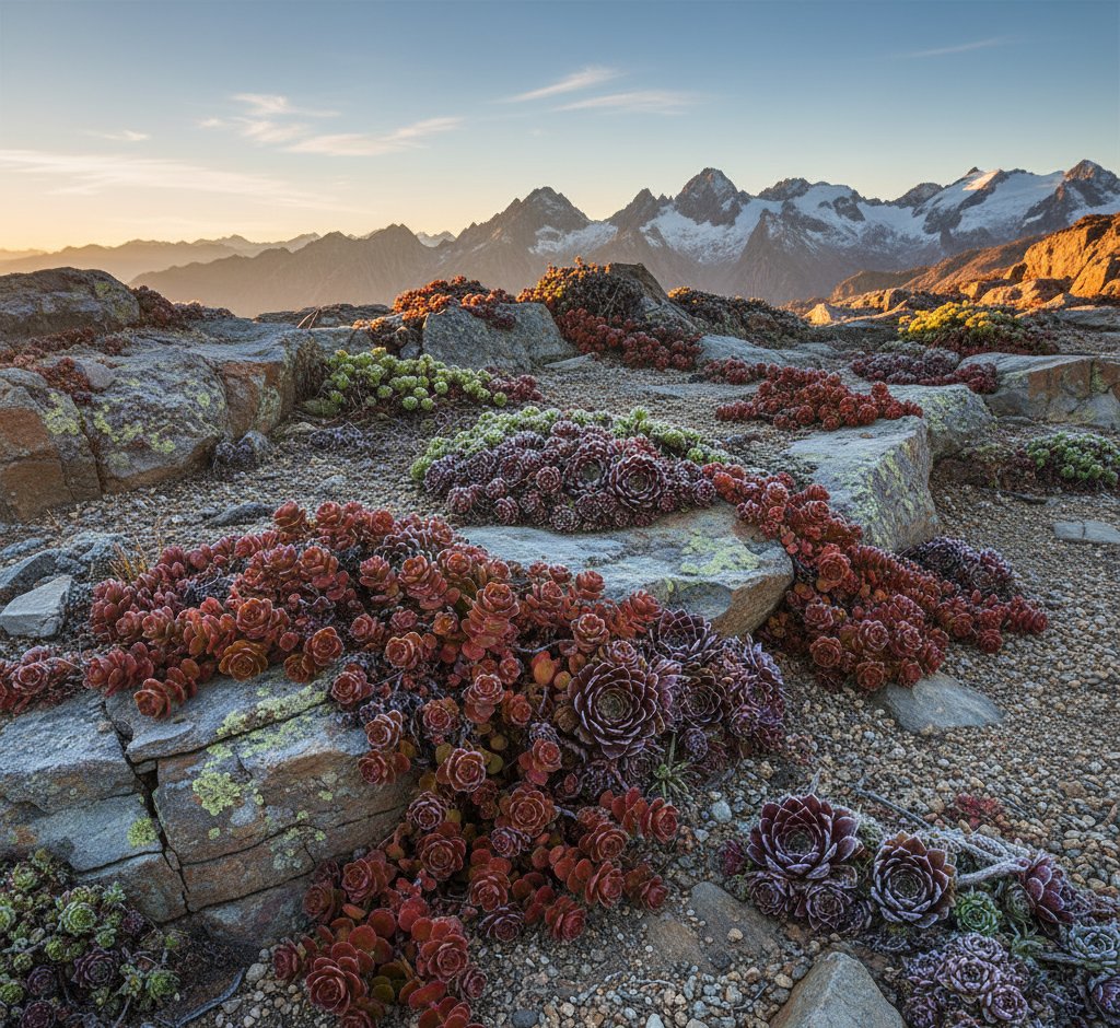 Cold-Hardy Succulents - sedum and sempervivum