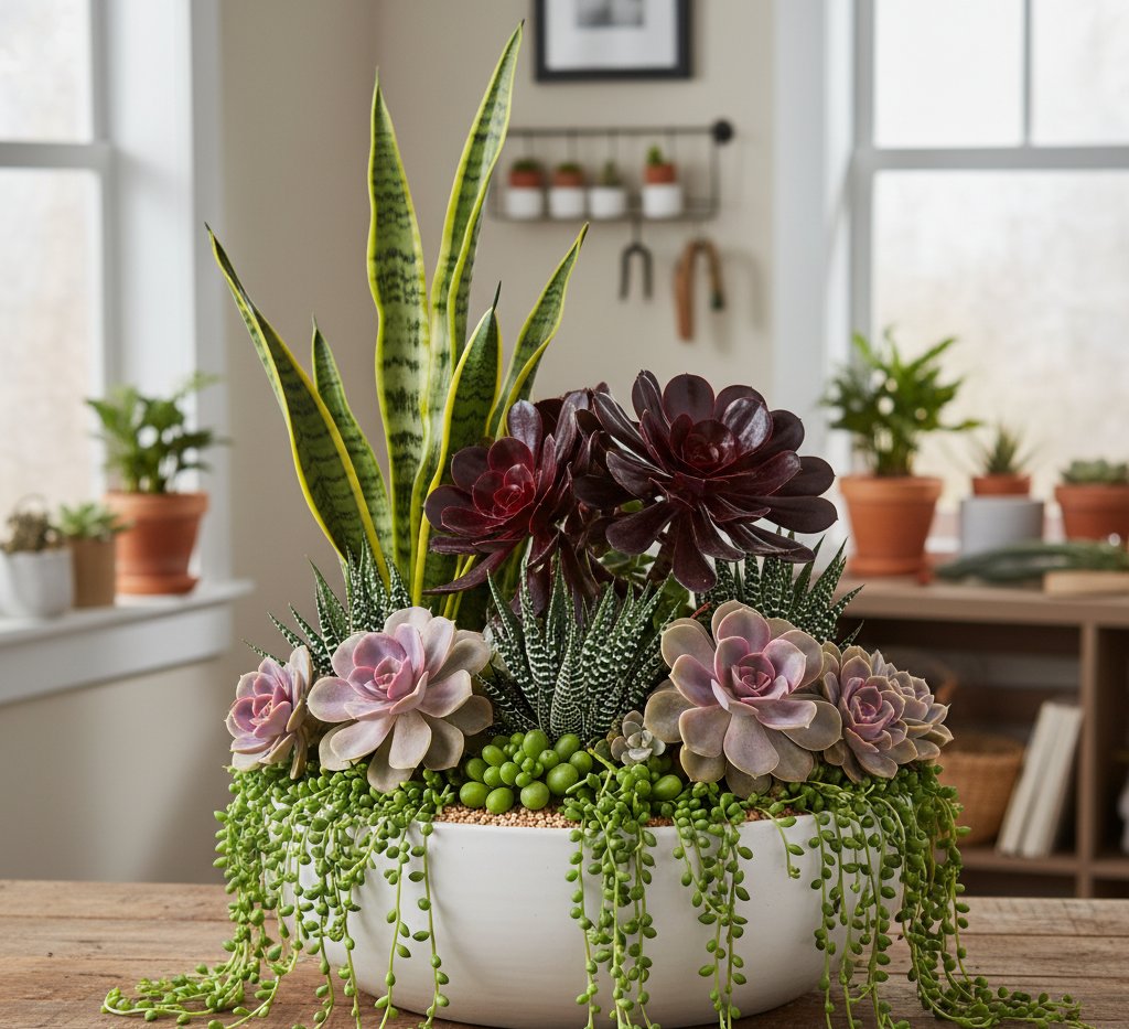 Creating Visually Appealing Succulent Arrangements