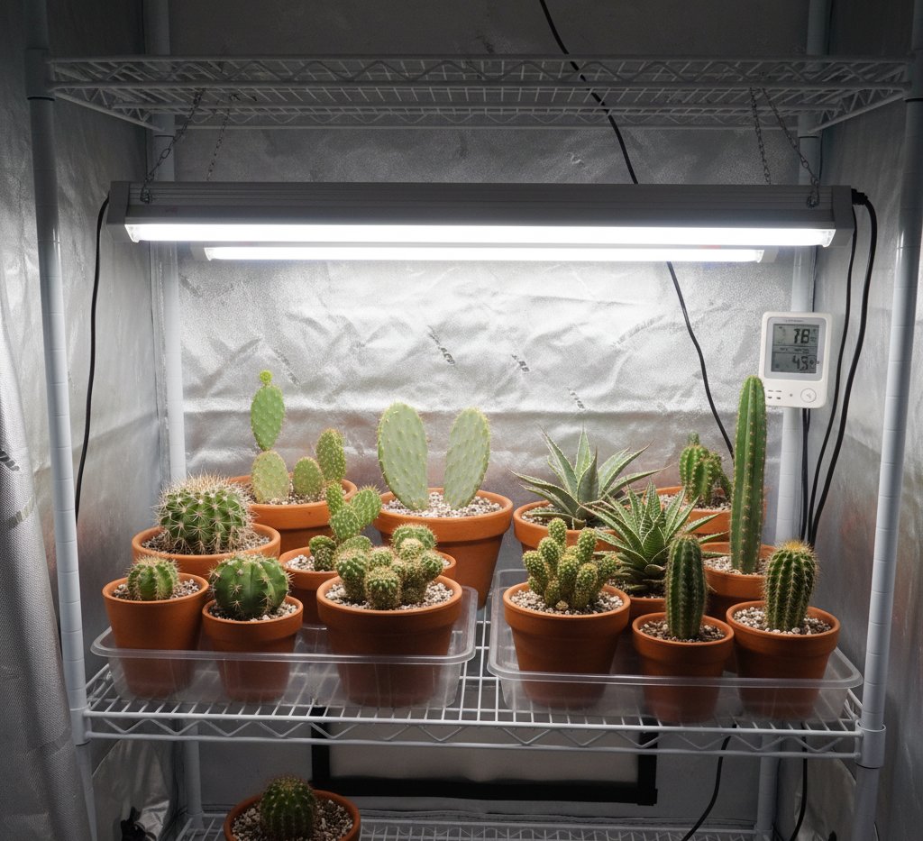 Fluorescent grow lights