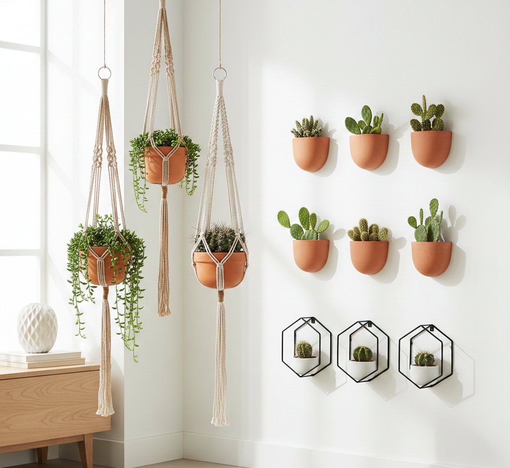 Hanging and Wall-Mounted Cactus Designs