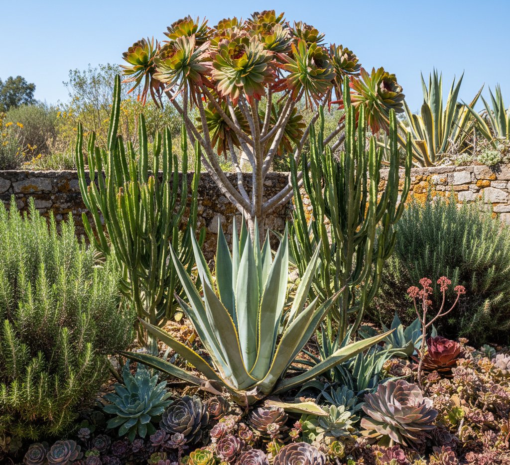 Hardy and Tall Succulent Options