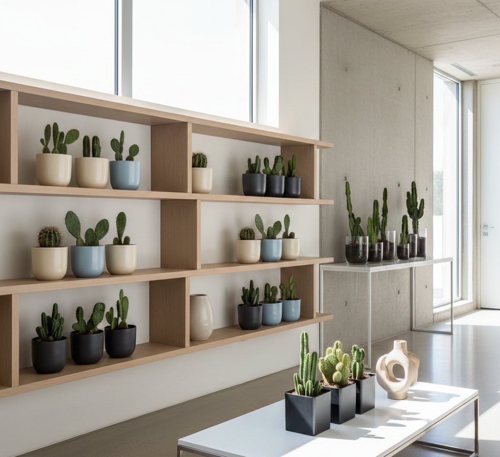 Modern Shelf and Tabletop Displays