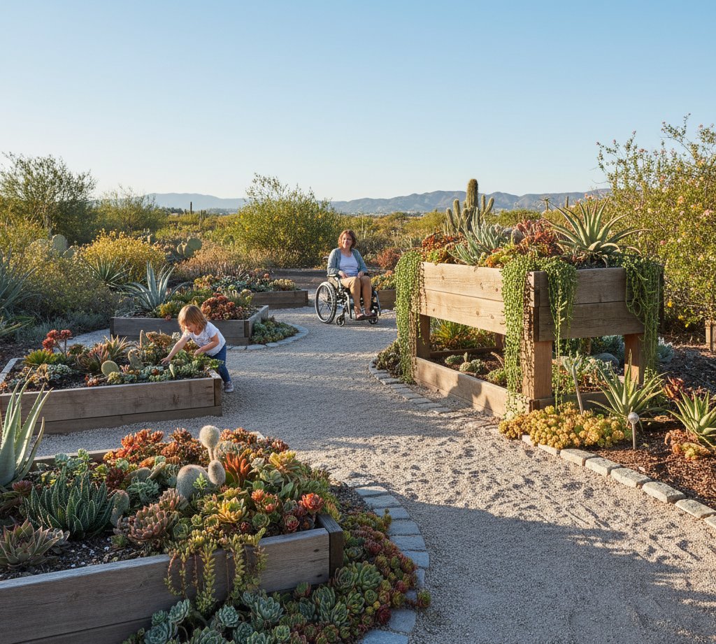 Pathways, Raised Beds, and Accessibility