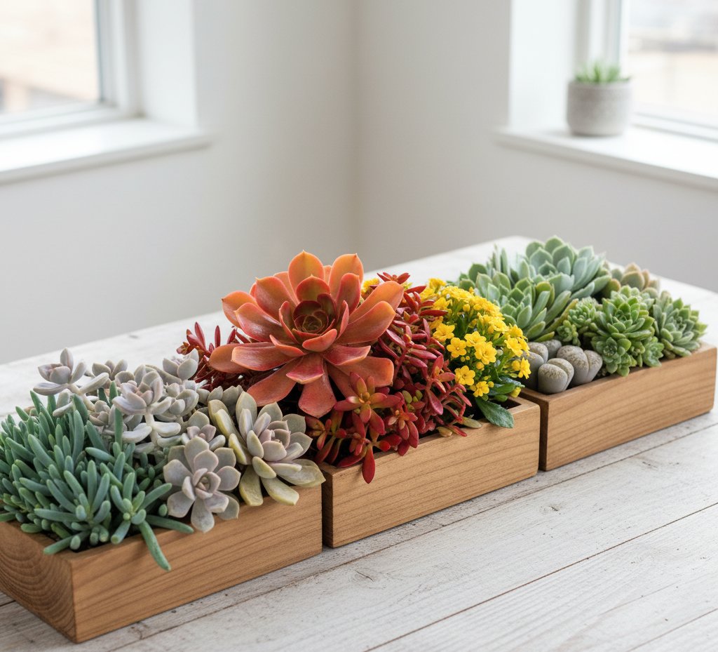Popular Color Schemes for Succulent Arrangements