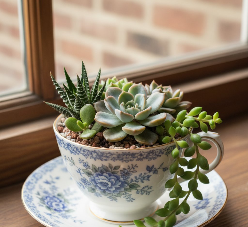 Popular Succulent Varieties for Teacup Gardens