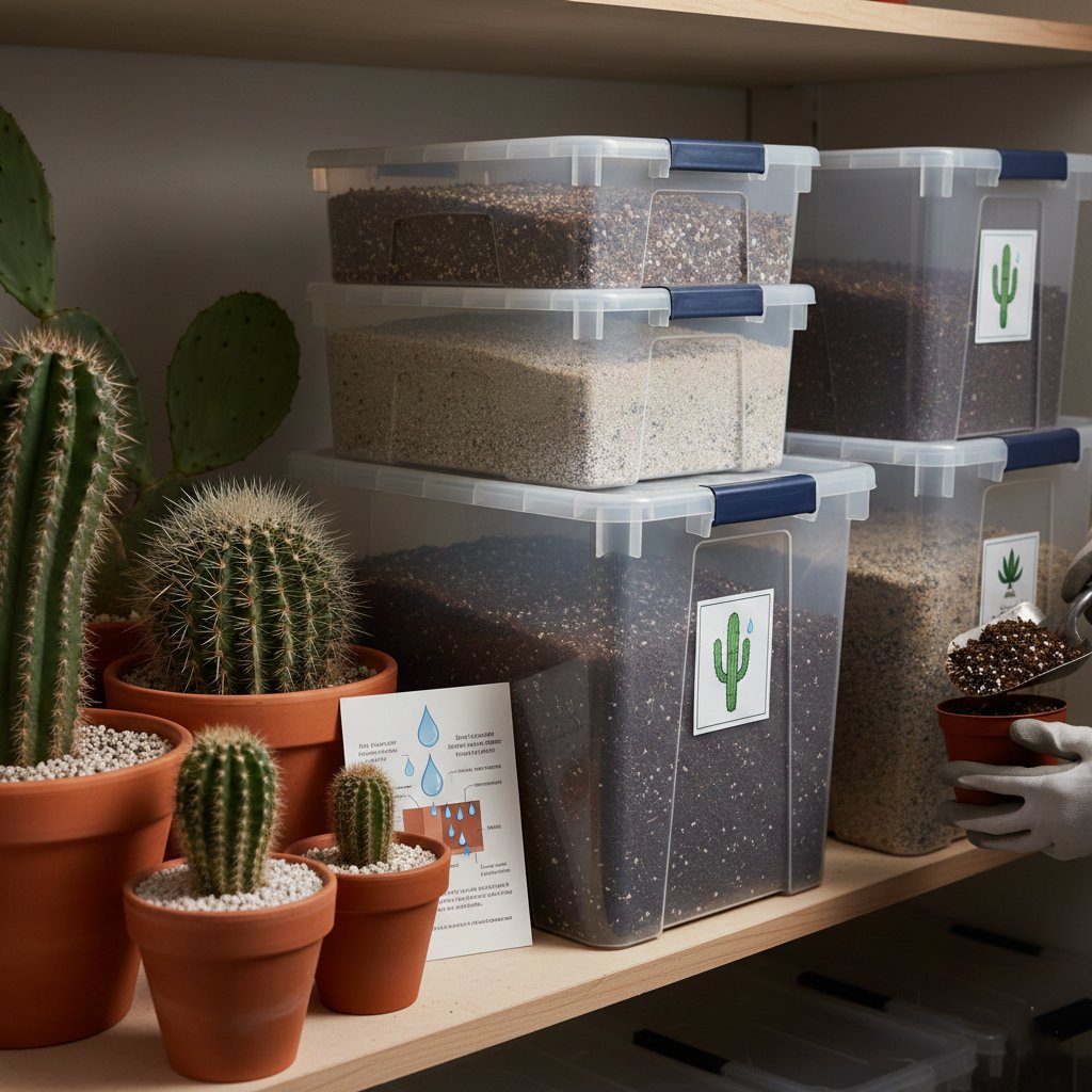Why Proper Storage of Leftover Cactus Soil Matters