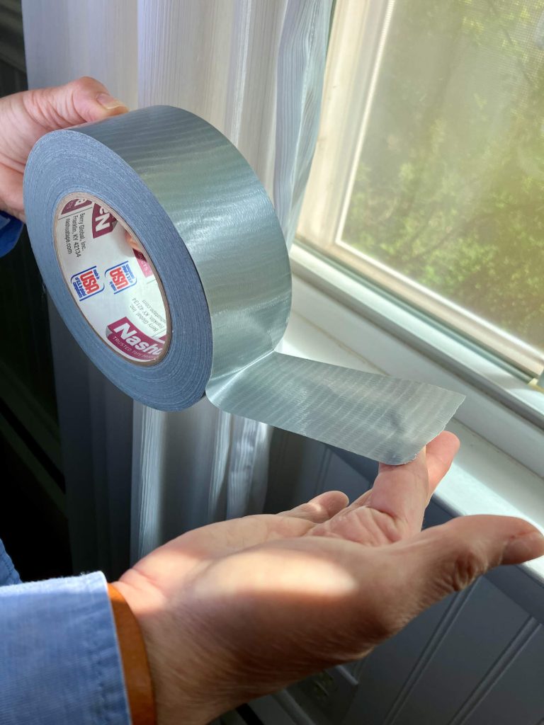 Duct Tape On Fingers