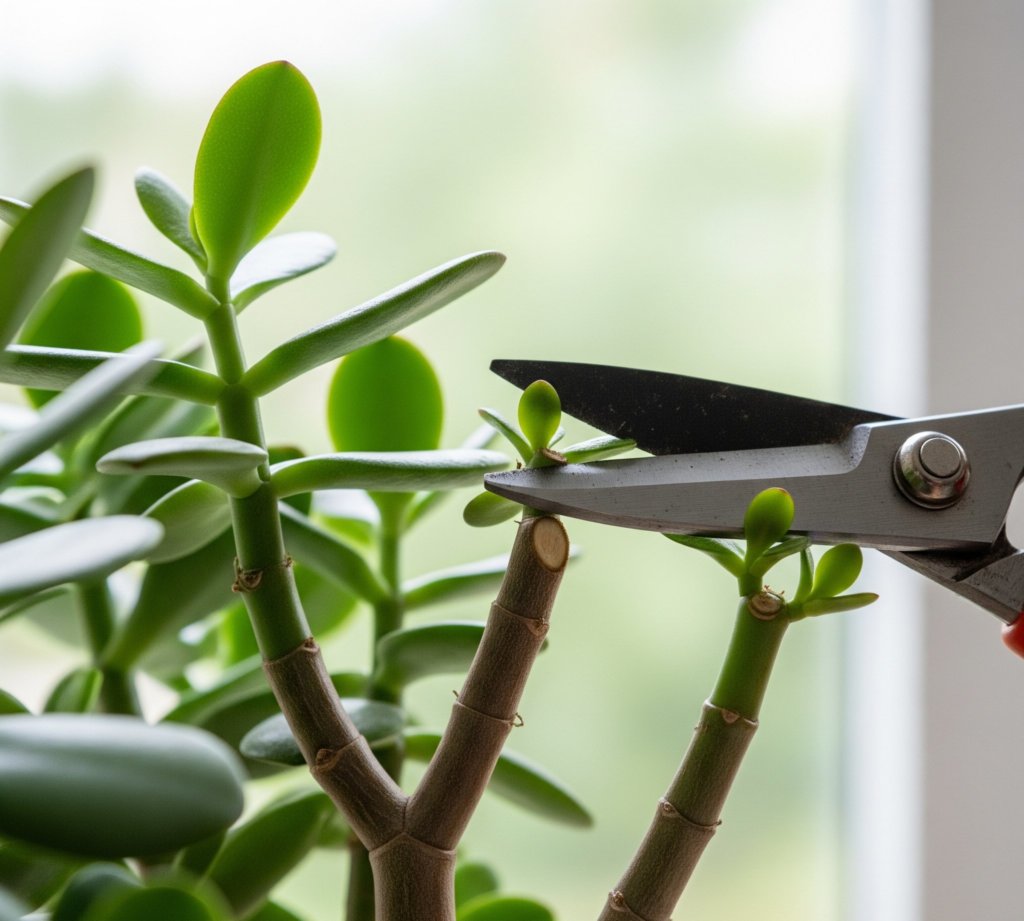 pruning jade plant