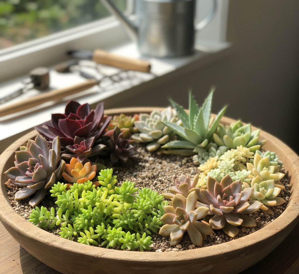 succulent arrangement