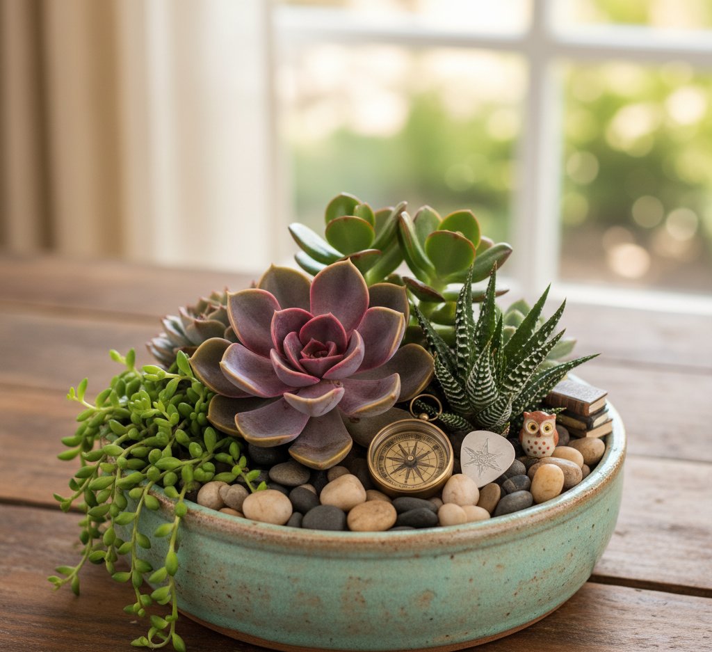 succulent centerpiece gift